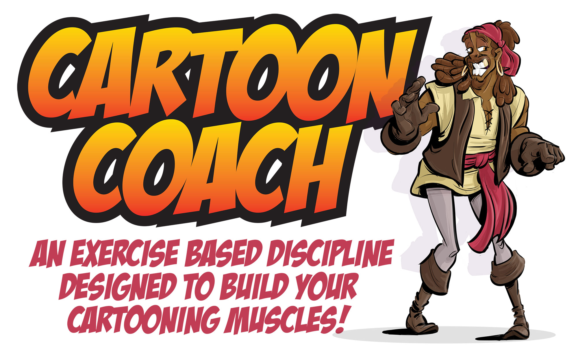 Cartoon Coach Header with Pirate