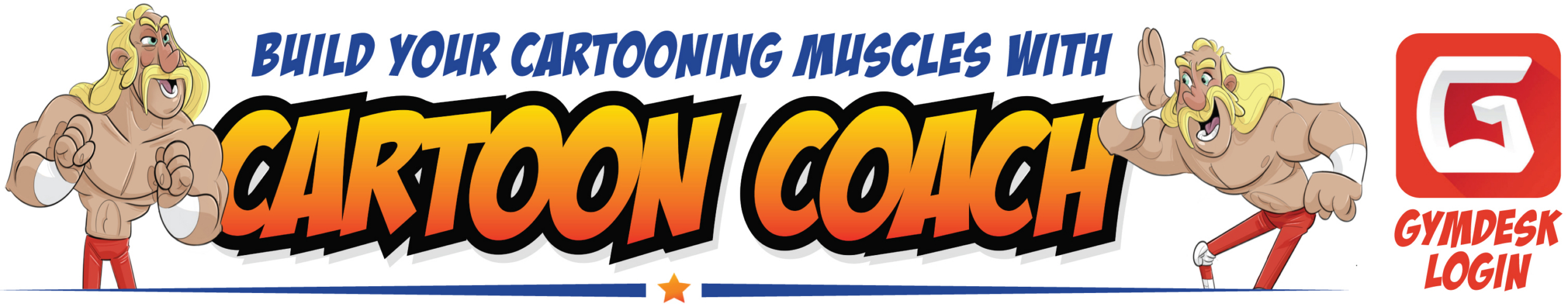 Cartoon Coach link to Gymdesk Login