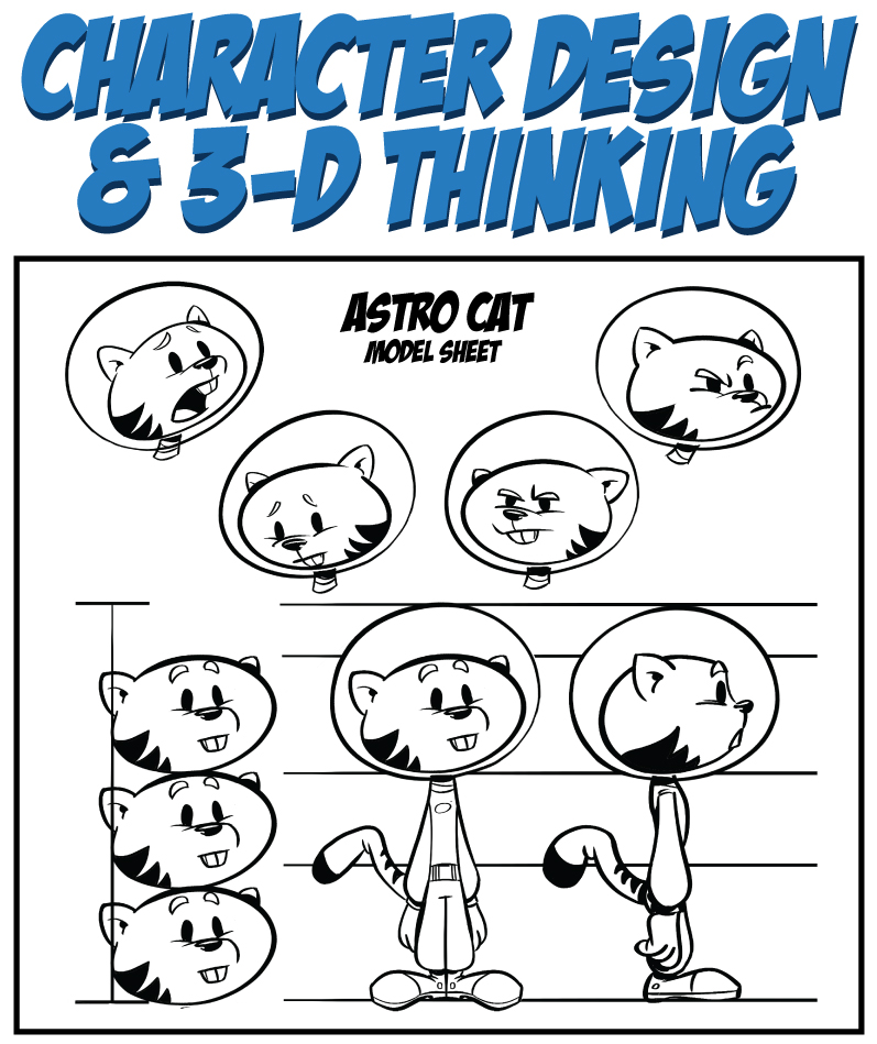 Cartoon Coach Character Design and 3-D Thinking for Teens and Adults Cartoon Coach Character Design and 3-D Thinking for Teens and Adults